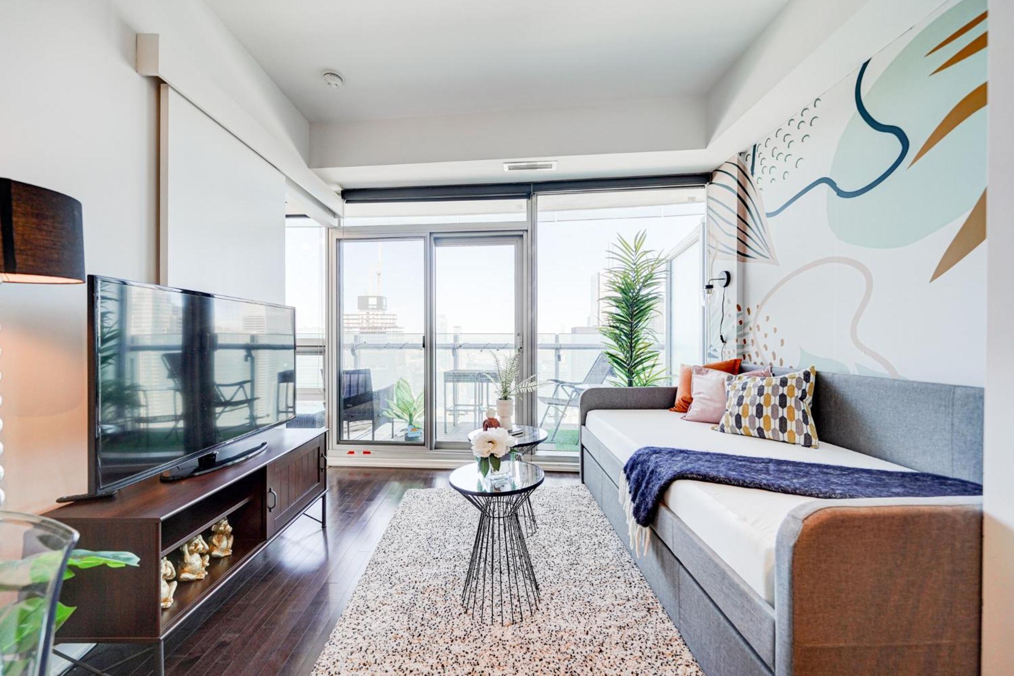 טורונטו Skytree - Modern Rusty Condo Close To Union Station In Heart Of Downtown מראה חיצוני תמונה
